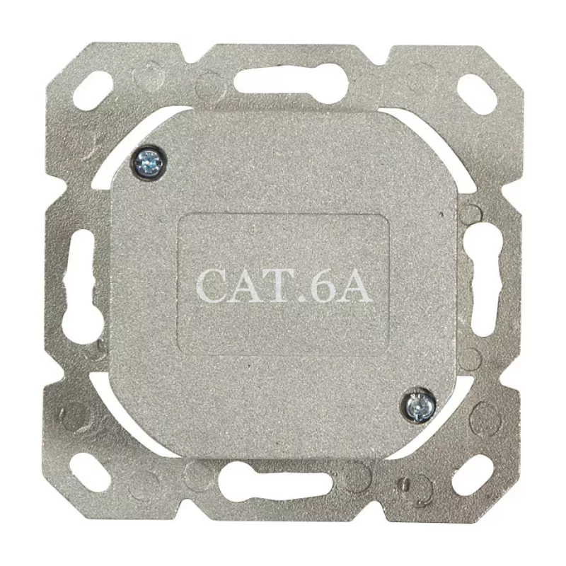 LogiLink DSIT presa RJ45 da incasso Cat. 6a schermata a 2 porte avorio