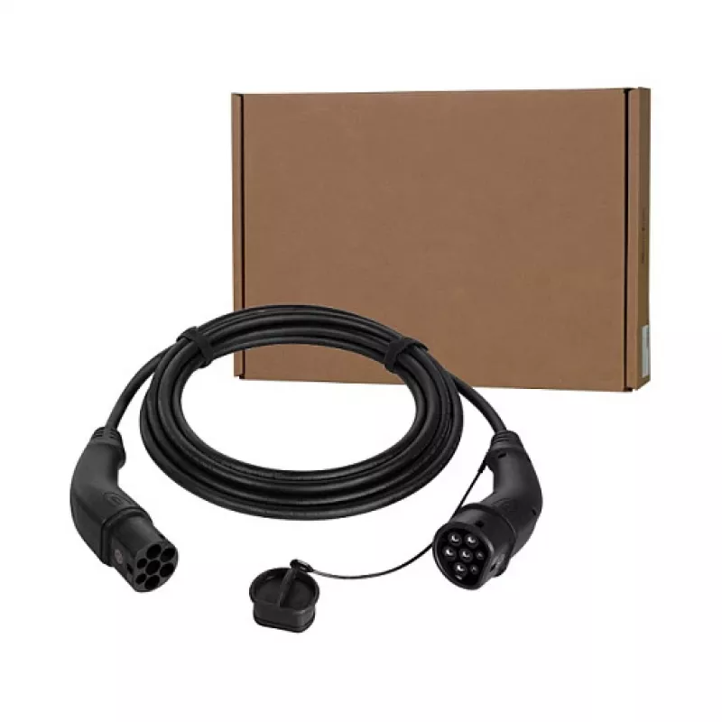 LogiLink cavo di ricarica per auto elettriche Type 2, 11 kW, 3 fasi, 20 A, 10 m, nero