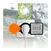 LogiLink Misuratore del costo energetico per esterni, display LCD, nero/arancione