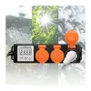 LogiLink Misuratore del costo energetico per esterni con 3 prese