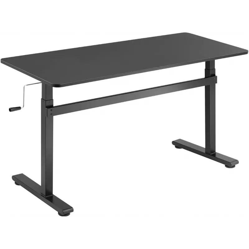 LogiLink EO0027 scrivania regolabile in altezza con piano, 140 × 60 cm, nero