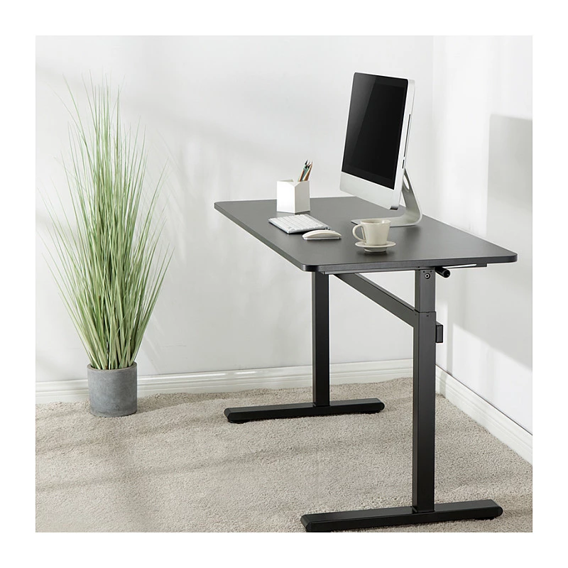 LogiLink EO0027 scrivania regolabile in altezza con piano, 140 × 60 cm, nero