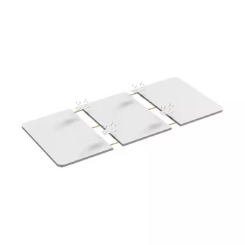 LOGILINK EO0038 piano del tavolo, 3 pezzi, 1200x600mm, bianco