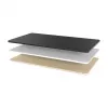 LOGILINK EO0039 piano del tavolo, 3 pezzi, 1200x600mm, nero