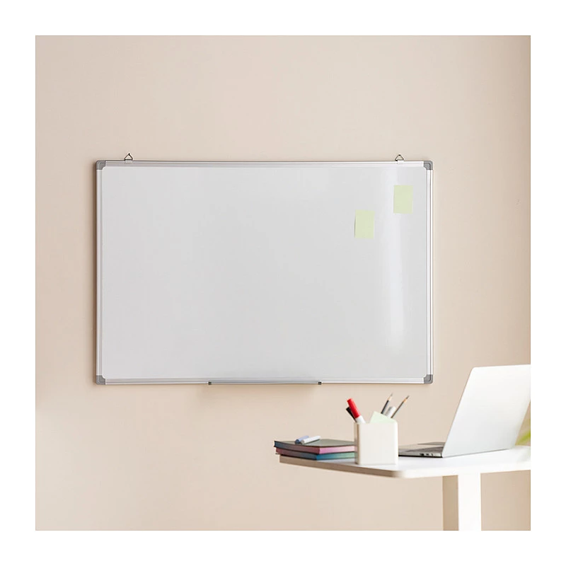 LogiLink EO0058 Lavagna magnetica 90x60 cm, acciaio verniciato, montaggio a parete