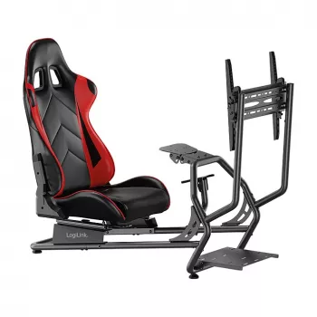 LOGILINK EO0065 cockpit per simulatore di guida con supporto per monitor