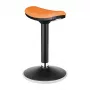 LOGILINK EO0071 Sgabello ergonomico oscillante regolabile in altezza, arancione – portata 120 kg, pistone a gas