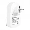 LOGILINK ET0008 Timer digitale da esterno - IP44, 10 programmi ON/OFF, 16A/3680W, Schuko (tipo F), nero/grigio