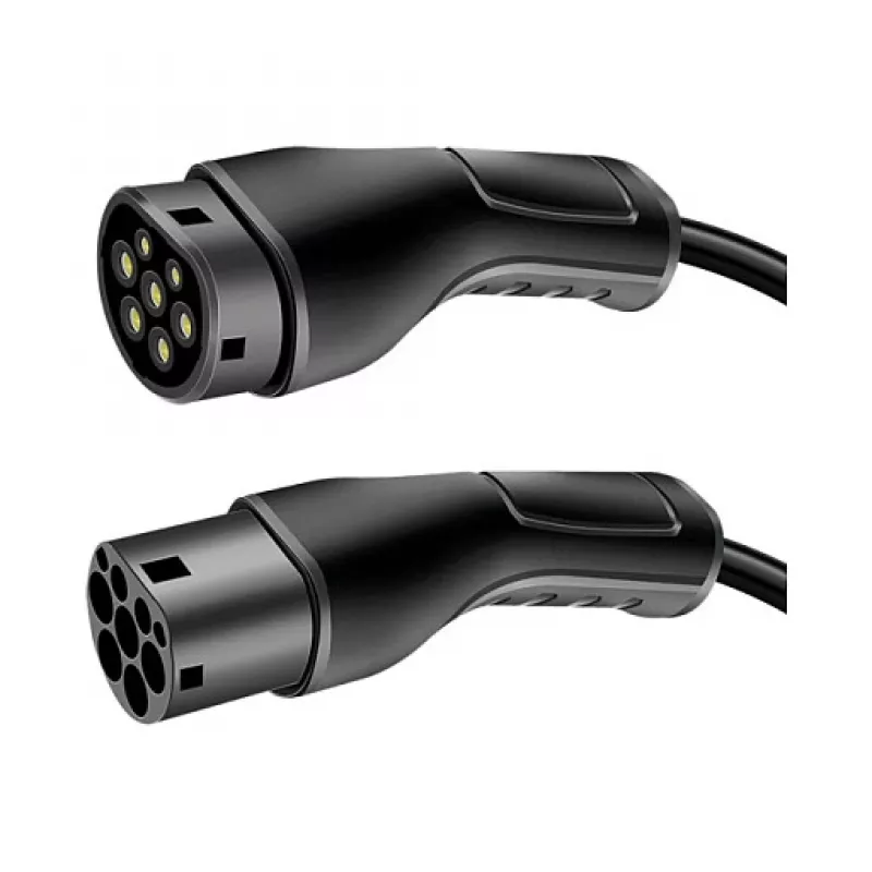 LogiLink EVC0125 Cavo di ricarica Tipo 2 per auto elettriche - 11 kW, 3 fasi, 20 A, 7,5 m, nero con borsa