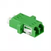 LogiLink FA02LC6 adattatore fibra ottica LC duplex – montaggio a flangia, verde (confezione da 12)