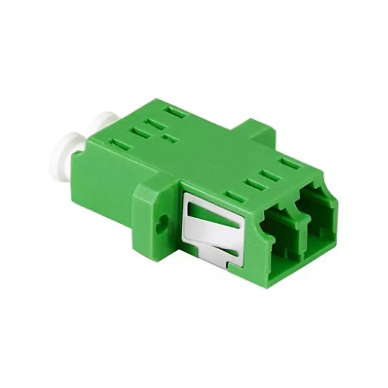 LogiLink FA02LC6 adattatore fibra ottica LC duplex – montaggio a flangia, verde (confezione da 12)