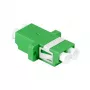LogiLink FA02LC6 adattatore fibra ottica LC duplex – montaggio a flangia, verde (confezione da 12)