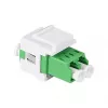 LogiLink FA03LC5 adattatore in fibra ottica LC duplex, senza flangia, verde – 12 pezzi