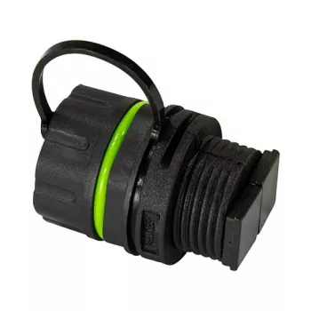 LOGILINK FA05SD1 Connettore SC duplex in fibra ottica per esterni con tappo parapolvere – multimodale OM3/OM4, aqua (confezione da 10)