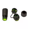 LOGILINK FA05SD2 Connettore SC duplex in fibra ottica per esterni con pressacavo e tappo parapolvere