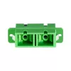 LogiLink Adattatore in fibra SC duplex, 12 pezzi, con flangia, verde