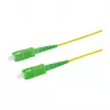 LogiLink Cavo patch in fibra ottica – simplex, OS2 SM G.657.A2, SC/APC su SC/APC, 1 m, giallo