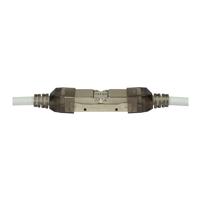 LogiLink connettore RJ45 da campo Cat.6A STP 10G, IDC senza attrezzi, pressofusione di zinco, AWG 22-26, argento