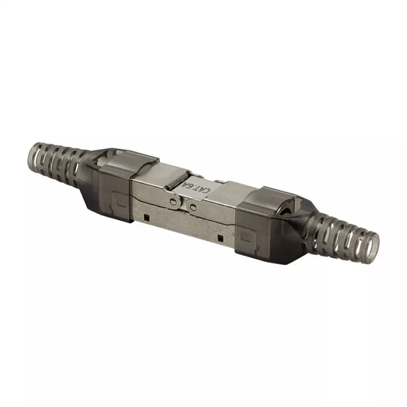 LogiLink connettore RJ45 da campo Cat.6A STP 10G, IDC senza attrezzi, pressofusione di zinco, AWG 22-26, argento