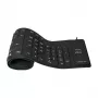 LogiLink tastiera flessibile con cavo di collegamento, nero (ID0019)