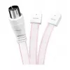 LogiLink antenna dipolo FM con connettore coassiale, interno, 75 Ohm, nero