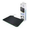 LOGILINK ID0183 Tappetino mouse gaming con LED RGB, 350x260mm, 3mm morbido, nero