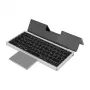 LOGILINK ID0214 tastiera wireless con touchpad, Bluetooth 5.1, 3 canali, grigio
