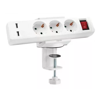 LogiLink KAB0067 supporto da tavolo organizzacavi a clip