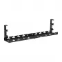LOGILINK KAB0094 passacavi sottotavolo, sistema a morsetto, estensibile, metallo, nero