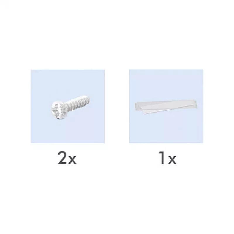 LogiLink Copertura keystone per 2 moduli, sporgente, UP/50, bianco puro