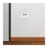 LogiLink Copertura keystone per 2 moduli, sporgente, UP/50, bianco puro