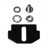 Logilink inserto a pavimento keystone per 3 x 3 moduli keystone, nero
