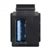 LogiLink Keystone USB 3.0 Type-A Frizione, femmina su femmina, nero