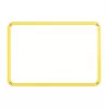 LogiLink Tavoletta LCD da disegno 19 cm, gialla – lavagna riutilizzabile multicolore con funzione cancella e blocco