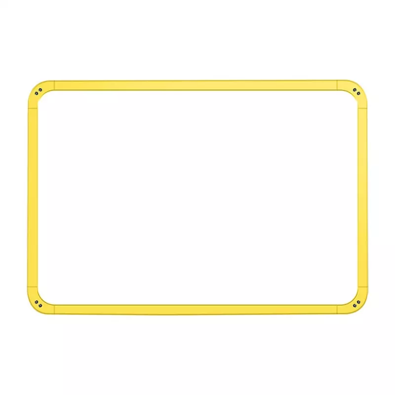 LogiLink Tavoletta LCD da disegno 19 cm, gialla – lavagna riutilizzabile multicolore con funzione cancella e blocco