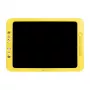 LogiLink Tavoletta LCD da disegno 19 cm, gialla – lavagna riutilizzabile multicolore con funzione cancella e blocco