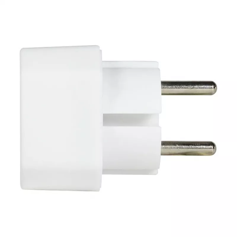 LogiLink LPS218 Adattatore per presa europea con 2 prese, bianco