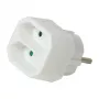 LogiLink LPS218 Adattatore per presa europea con 2 prese, bianco