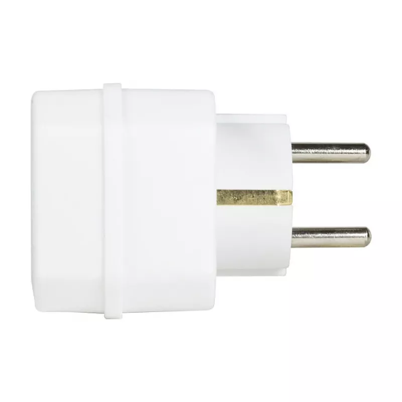 LogiLink LPS221 adattatore da Schuko a 2x Euro + 1x presa Schuko, bianco, 16 A, 250 V, 3500 W, protezione bambini