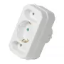 LogiLink LPS221 adattatore da Schuko a 2x Euro + 1x presa Schuko, bianco, 16 A, 250 V, 3680 W, protezione bambini