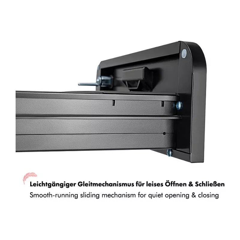 LOGILINK archivio mobile, 2 cassetti con serratura, nero