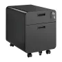 LOGILINK archivio mobile, 2 cassetti con serratura, nero