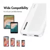 Logilink Power Bank mobile, LiPo, 10000 mAh, USB-C in/out, Bianco