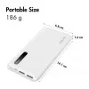 Logilink Power bank mobile, LiPo, 8000 mAh, bianco