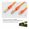 LogiLink connettore modulare RJ45 Cat.6A STP Pass Through, confezione da 10