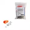LogiLink connettore modulare RJ45 Cat.6A STP Pass Through, confezione da 10