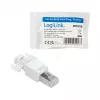 LogiLink connettore modulare RJ45 Cat.6A, UTP, senza attrezzi, bianco