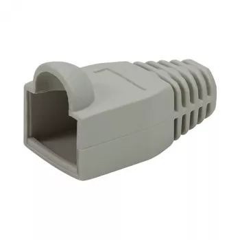 LogiLink gommino per connettore RJ45 modulare 6,5 mm grigio, 50 pz