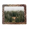 Logilink Tappetino mouse con cornice per foto, design leopardo, extra sottile