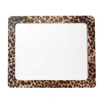 Logilink Tappetino mouse con cornice per foto, design leopardo, extra sottile